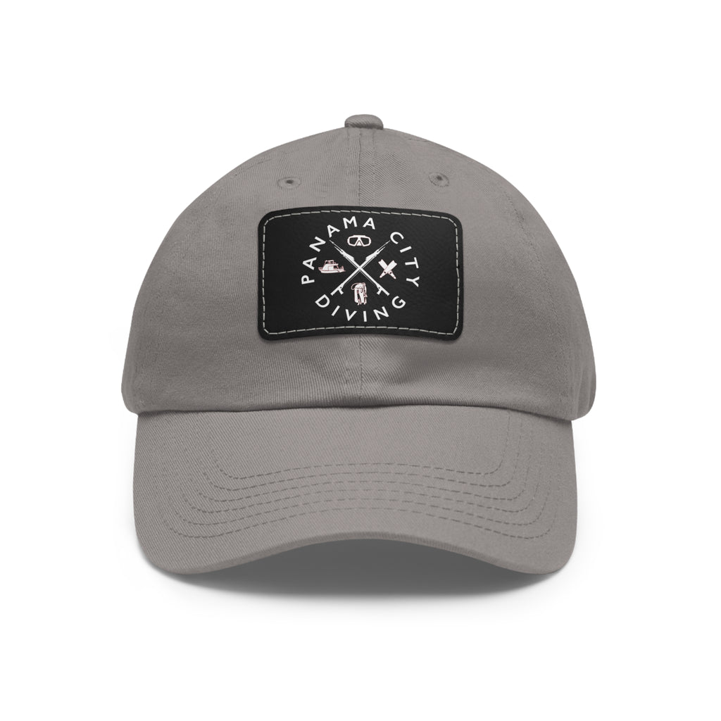 Panama City Diving Leather Patch Dad Hat
