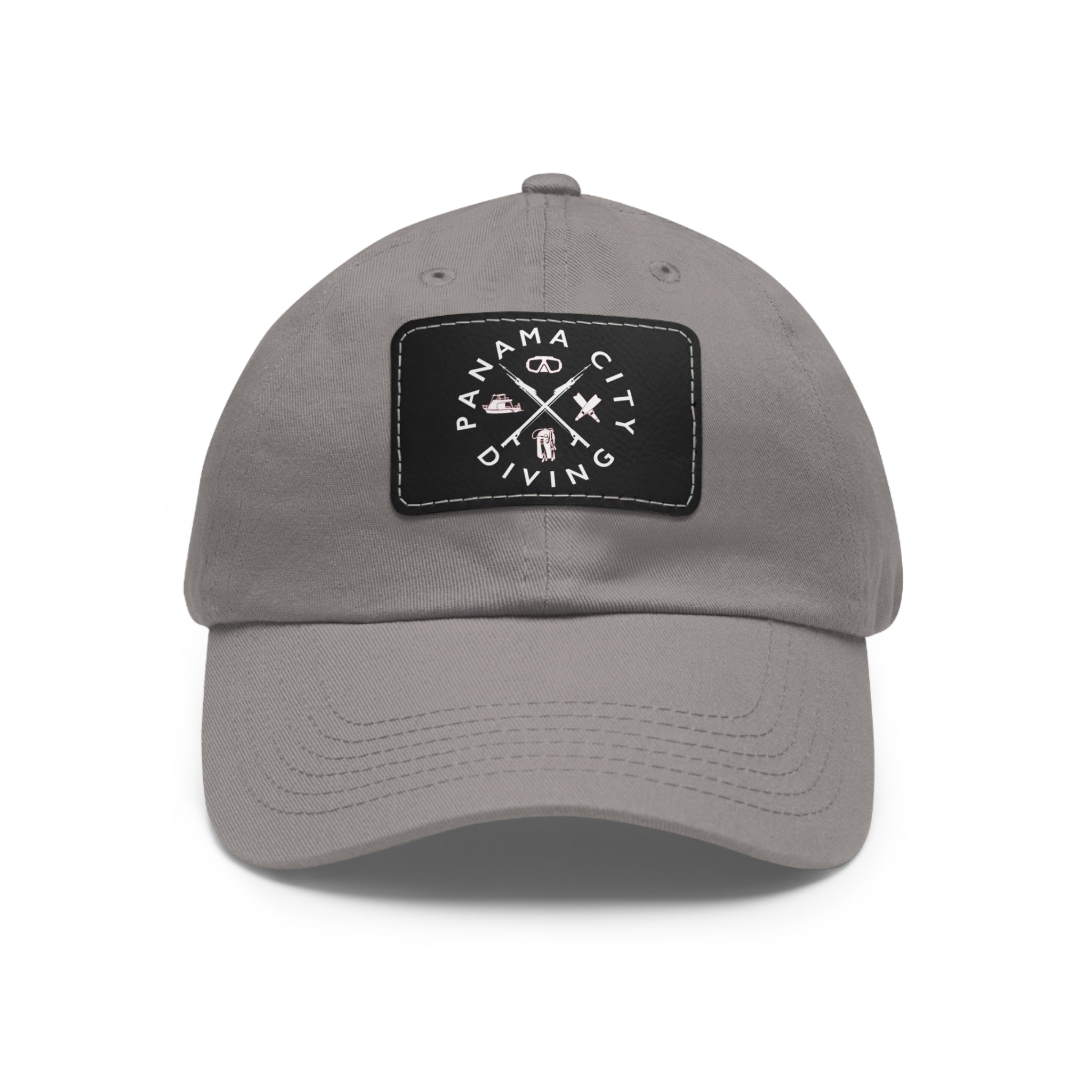 Panama City Diving Leather Patch Dad Hat