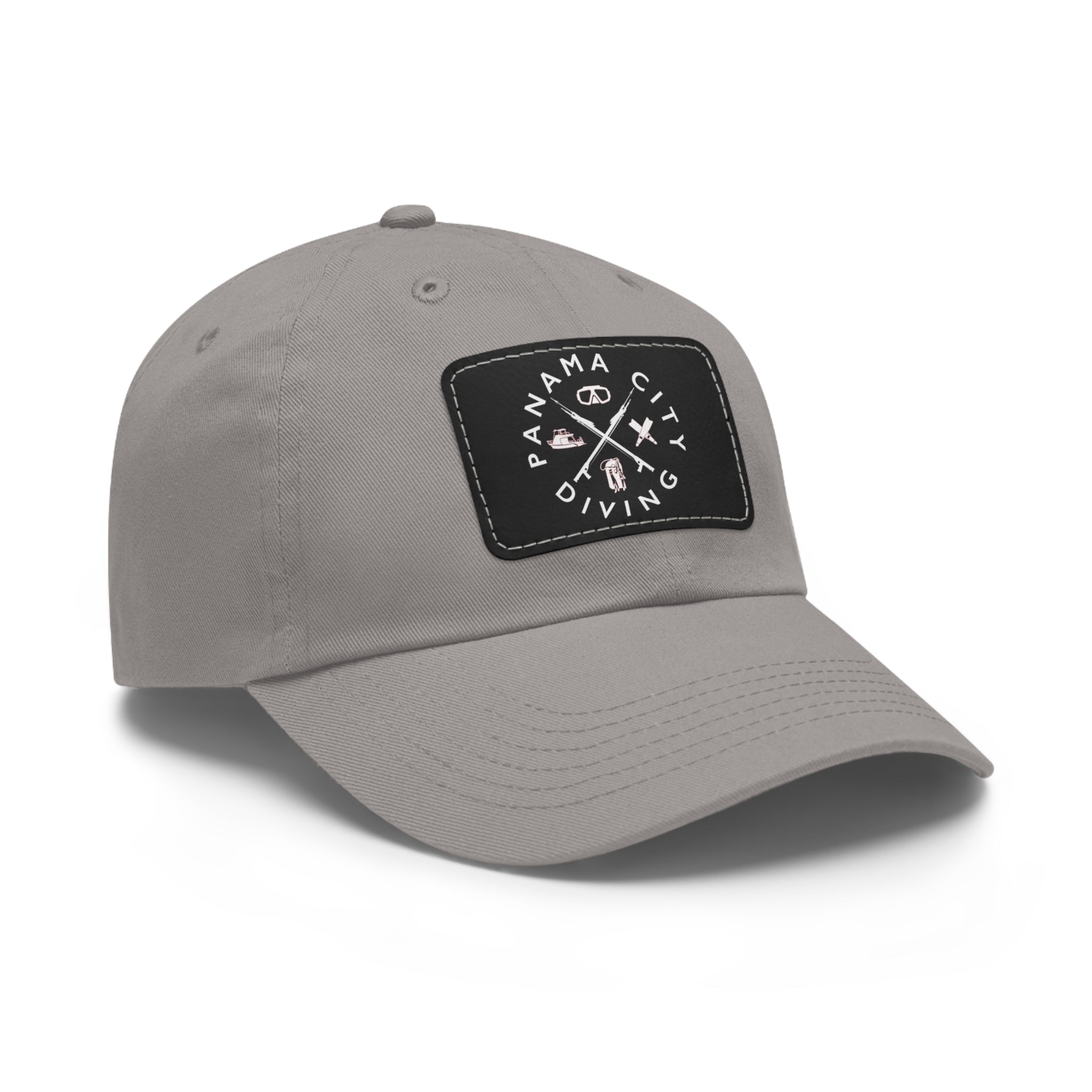 Panama City Diving Leather Patch Dad Hat