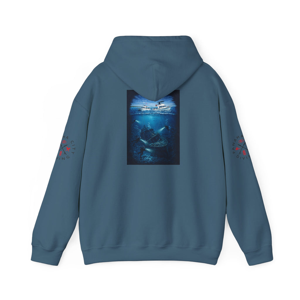"Dive Team"  Heavy Blend™ Hooded Sweatshirt
