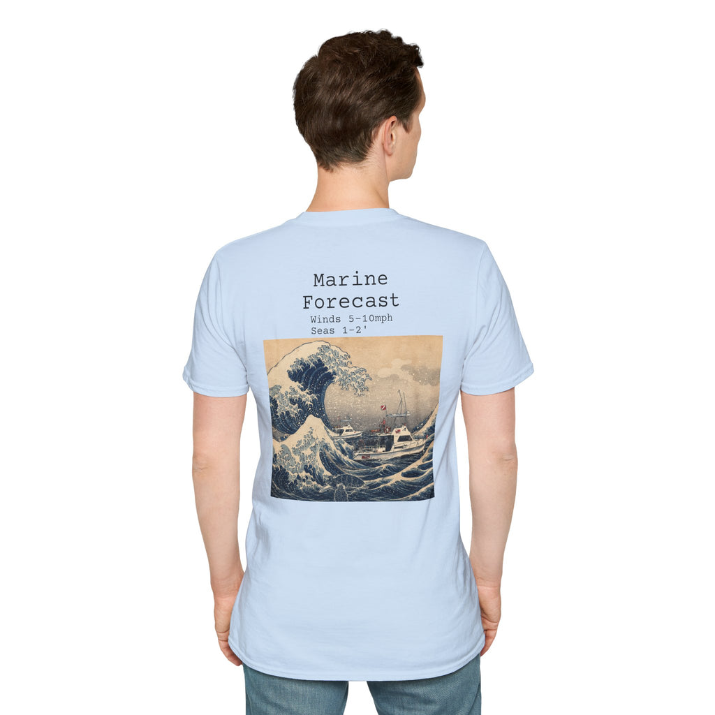 Marine Forecast T-Shirt — The Great Wave Graphic Tee