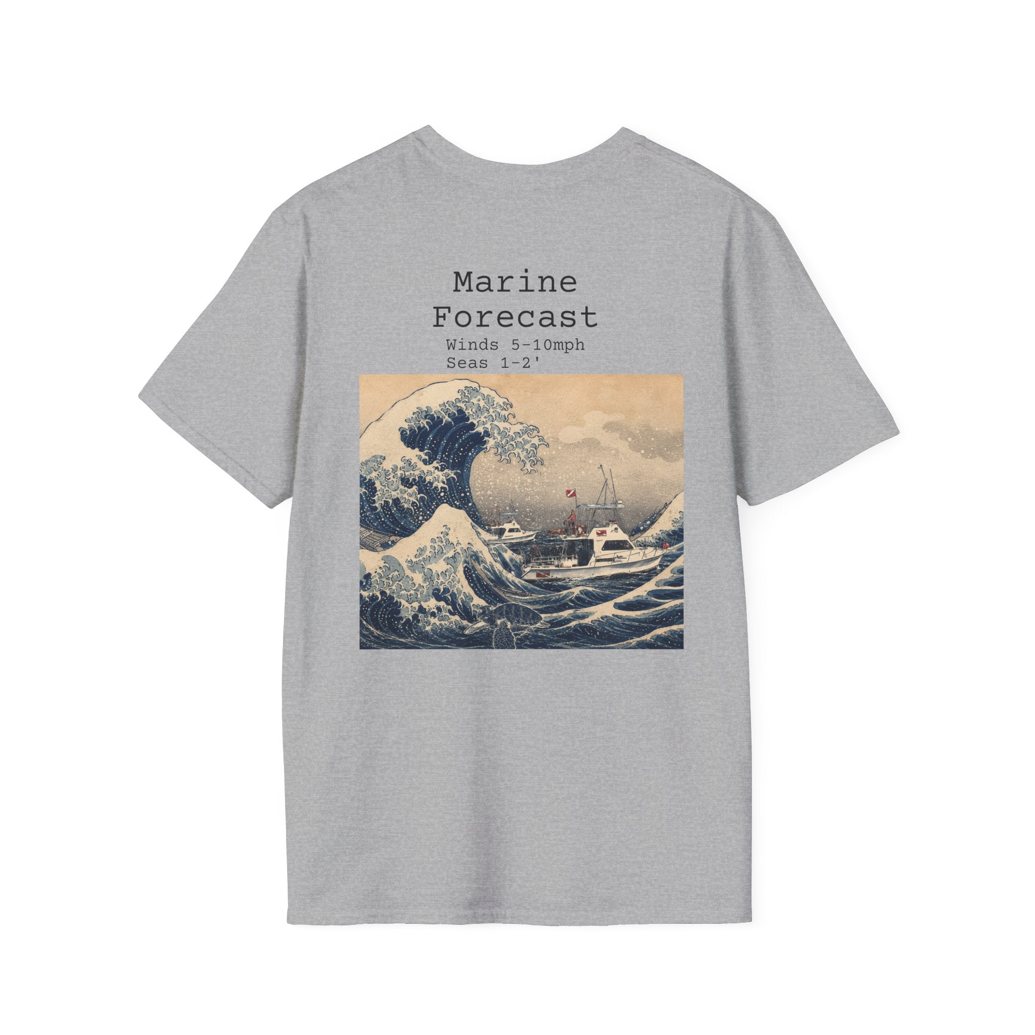 Marine Forecast T-Shirt — The Great Wave Graphic Tee