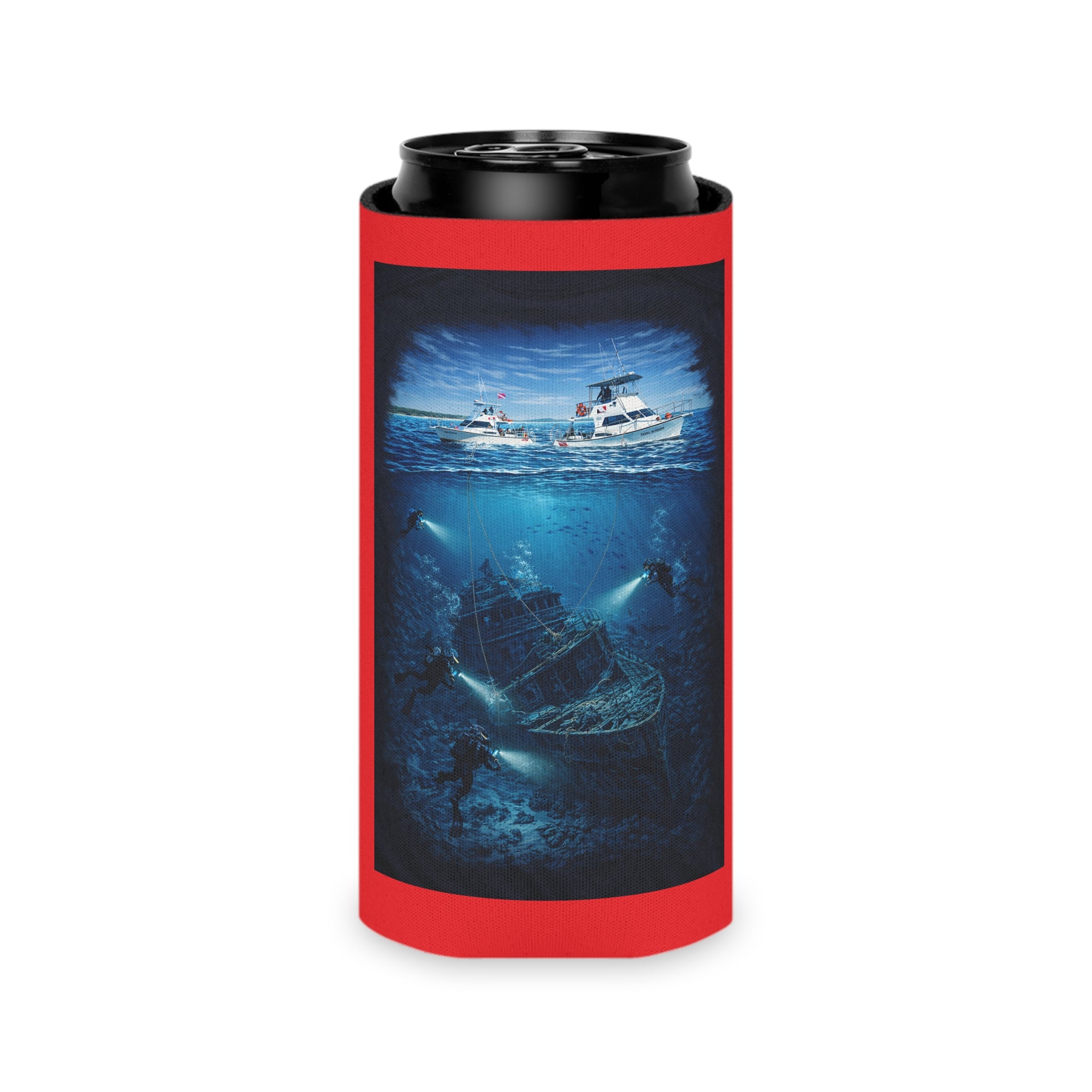 Panama City Diving Can Cooler | Koozie, Wreck Diving Design