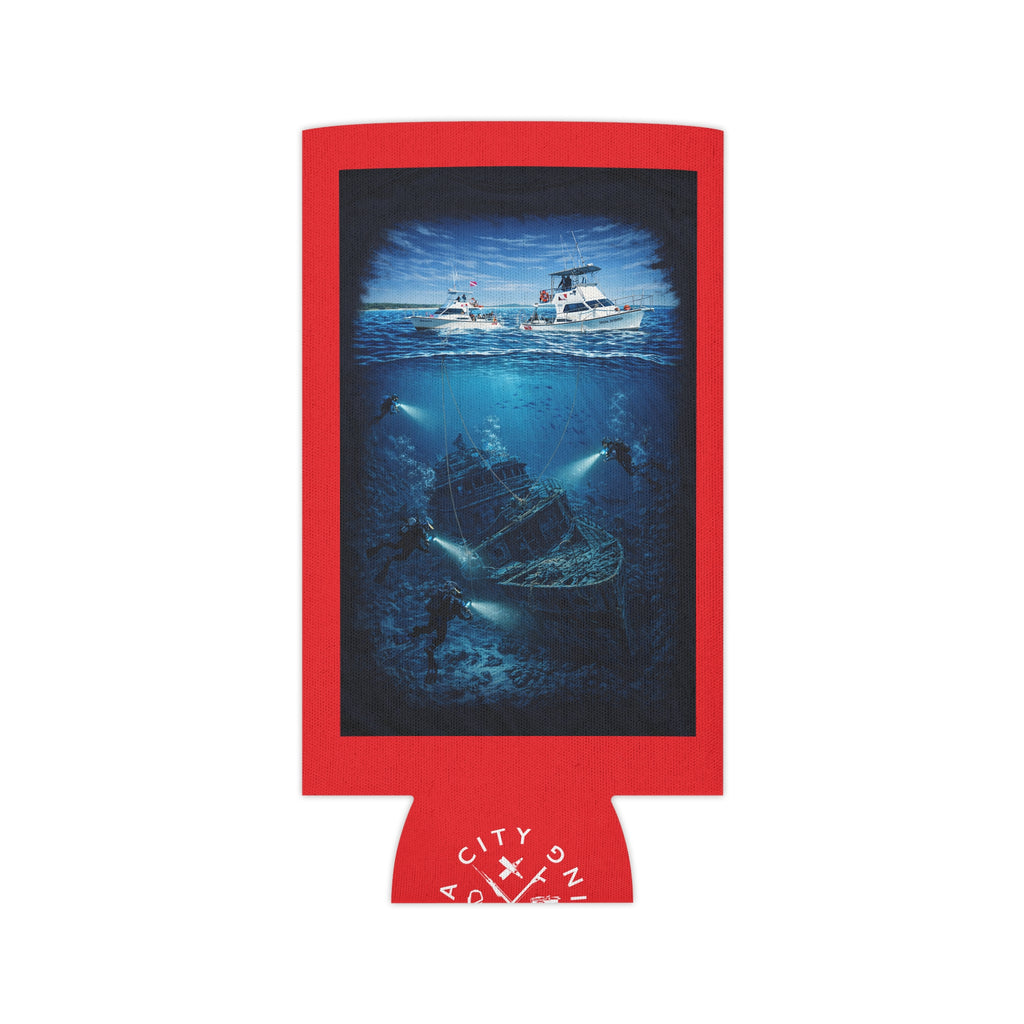 Panama City Diving Can Cooler | Koozie, Wreck Diving Design