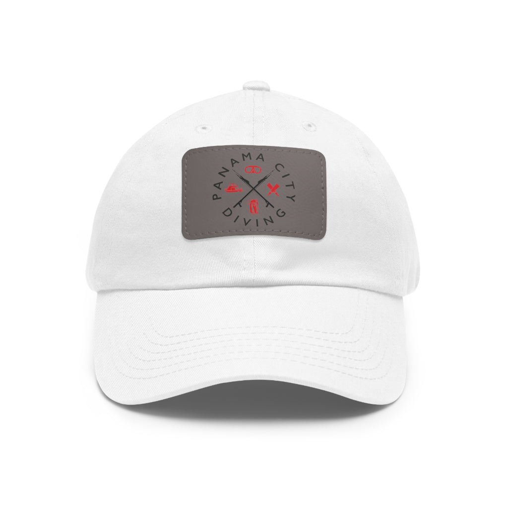 Panama City Diving Leather Patch Dad Hat