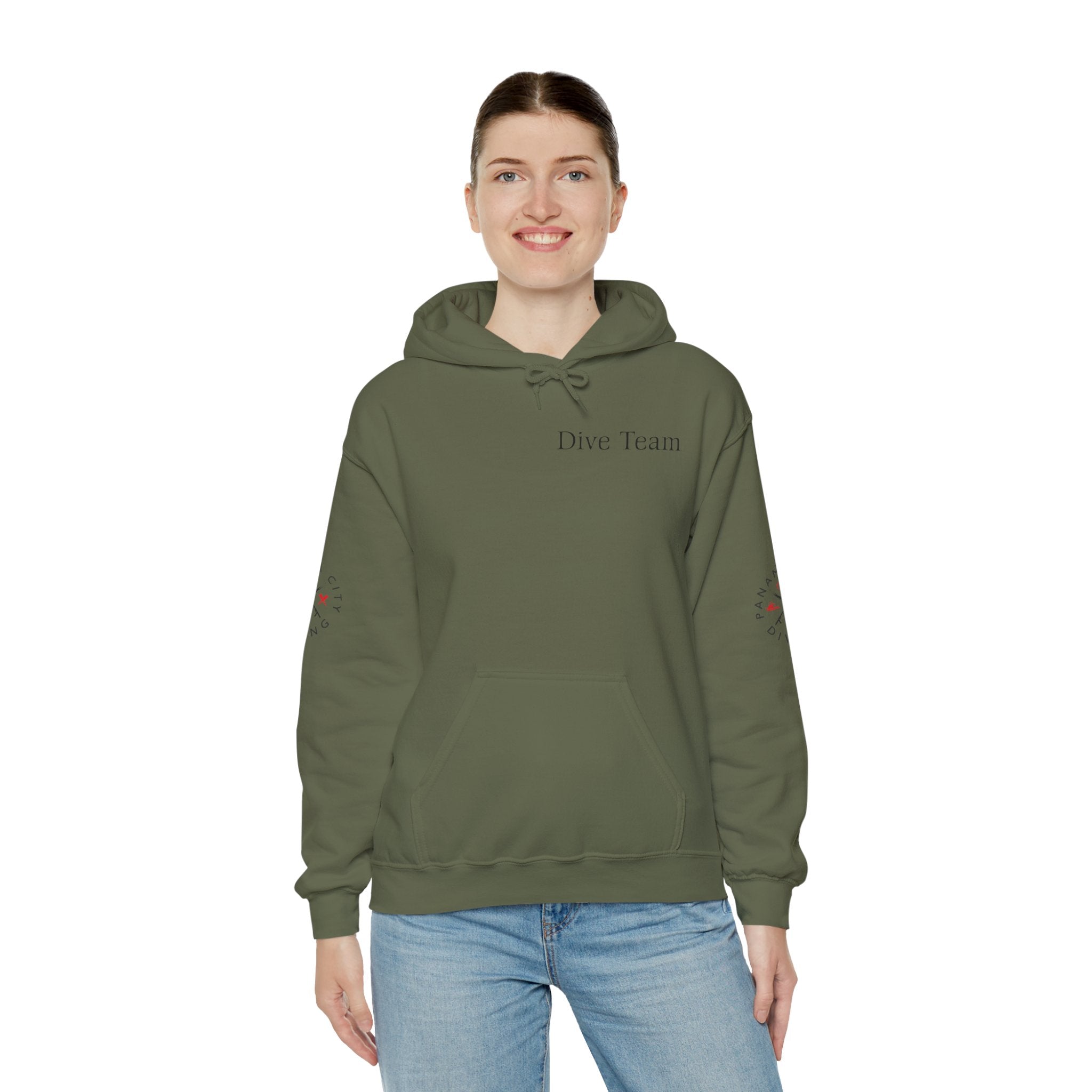 "Dive Team"  Heavy Blend™ Hooded Sweatshirt