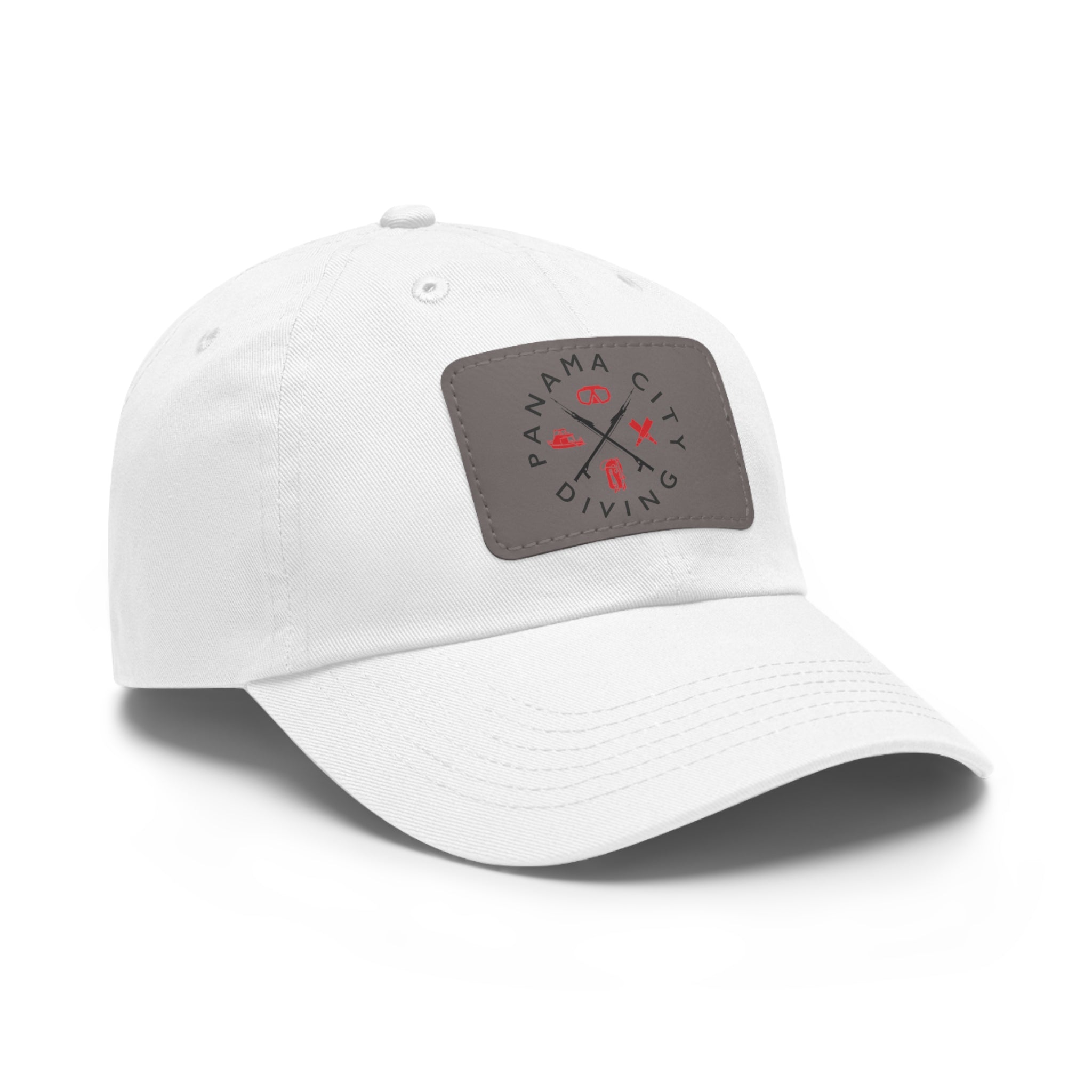 Panama City Diving Leather Patch Dad Hat