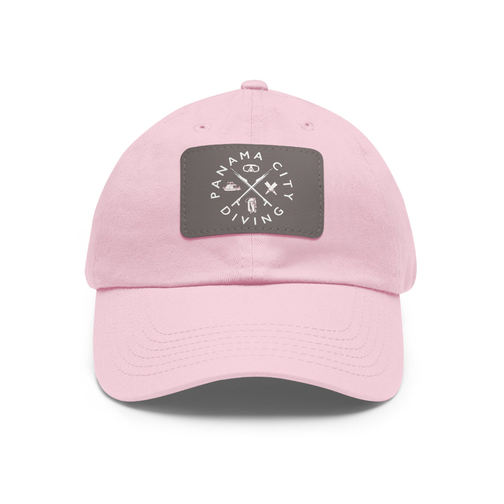 Panama City Diving Leather Patch Dad Hat