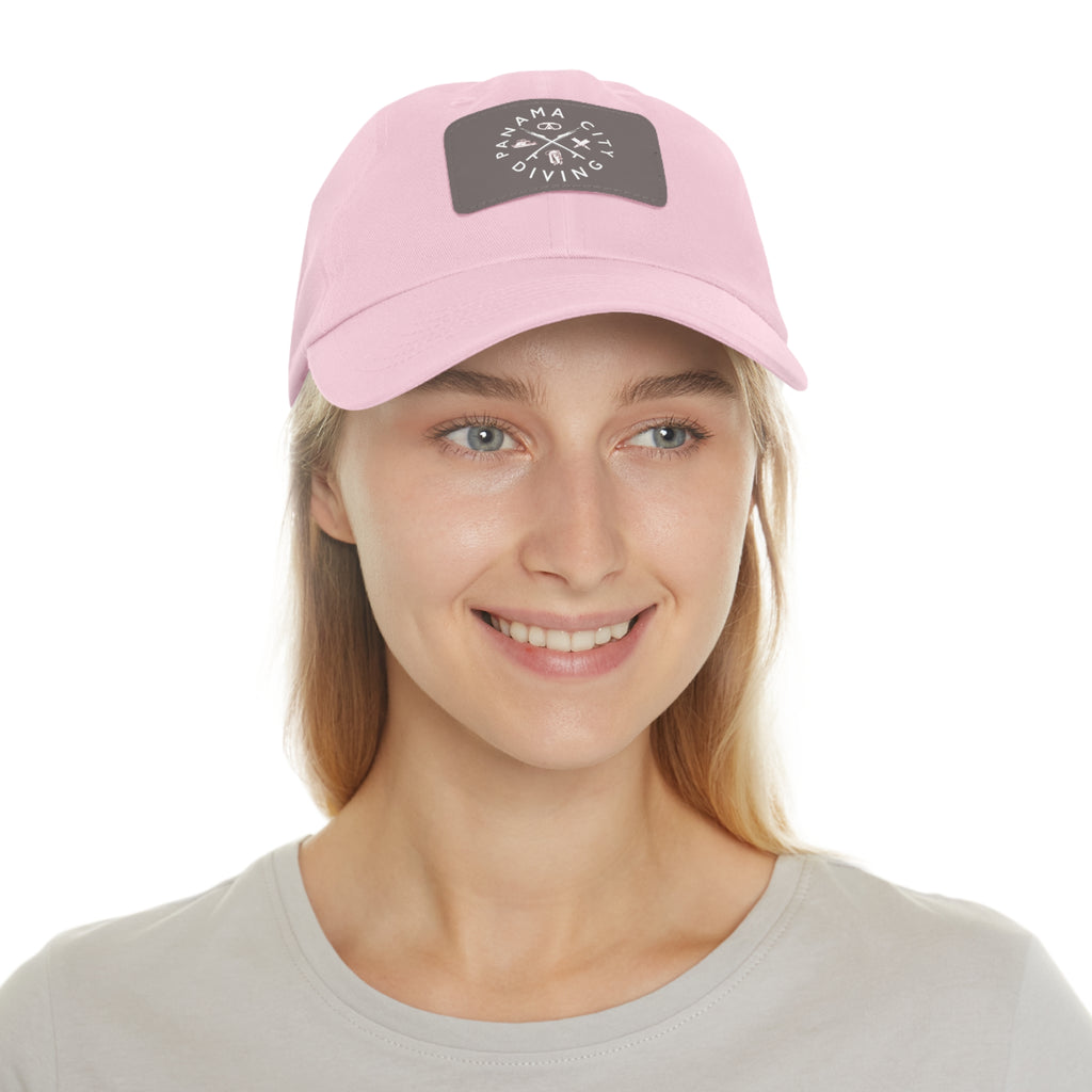 Panama City Diving Leather Patch Dad Hat