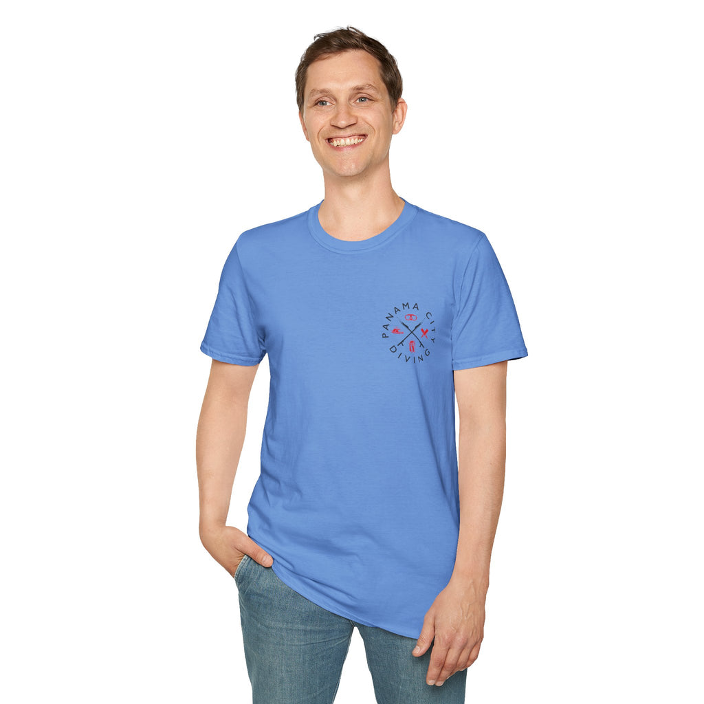 Panama City Diving "Wreck Divers"  Dive Team Softstyle T-Shirt