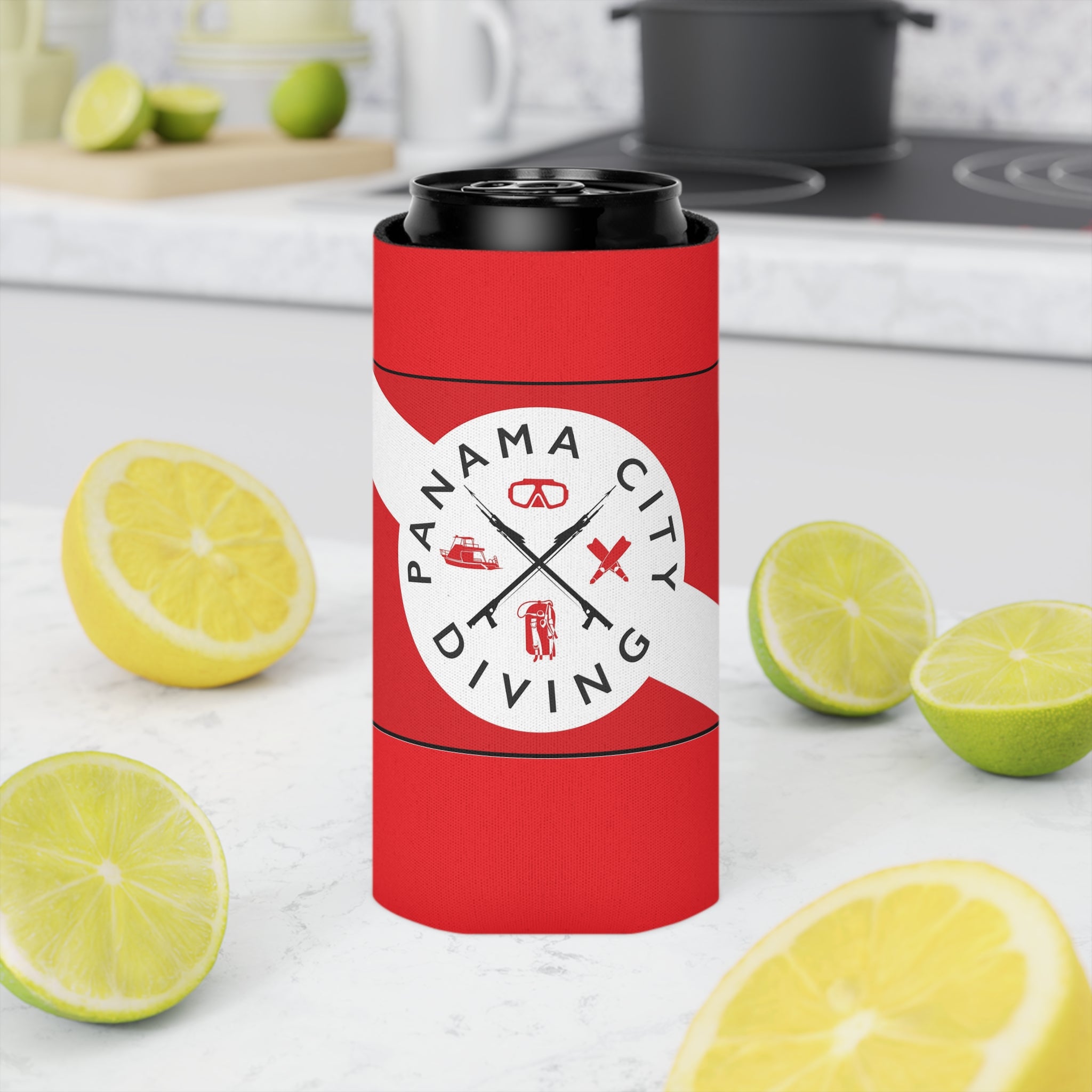 Panama City Diving Can Cooler | Koozie, Wreck Diving Design