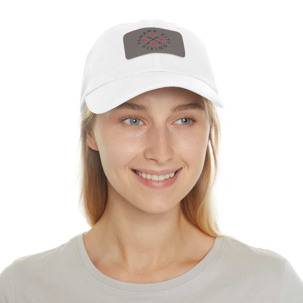Panama City Diving Leather Patch Dad Hat