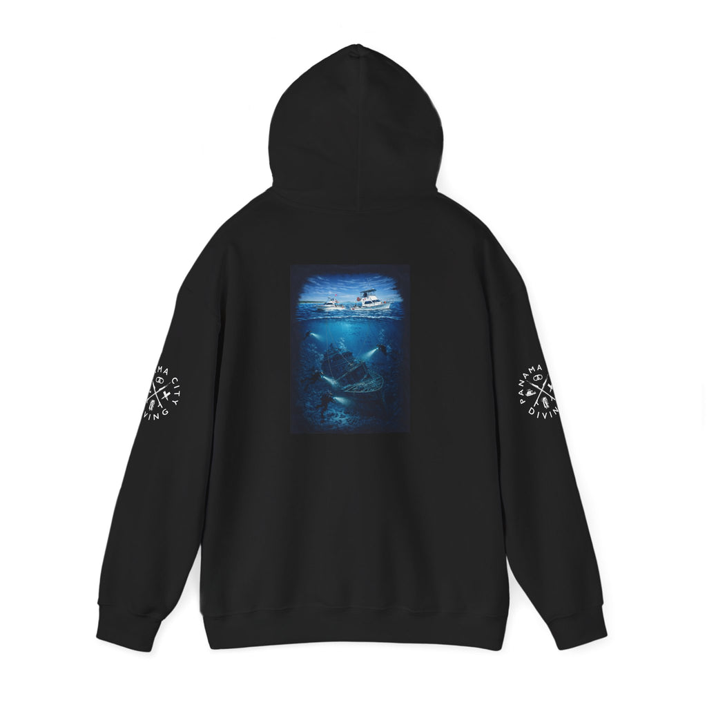 "Dive Team"  Heavy Blend™ Hooded Sweatshirt