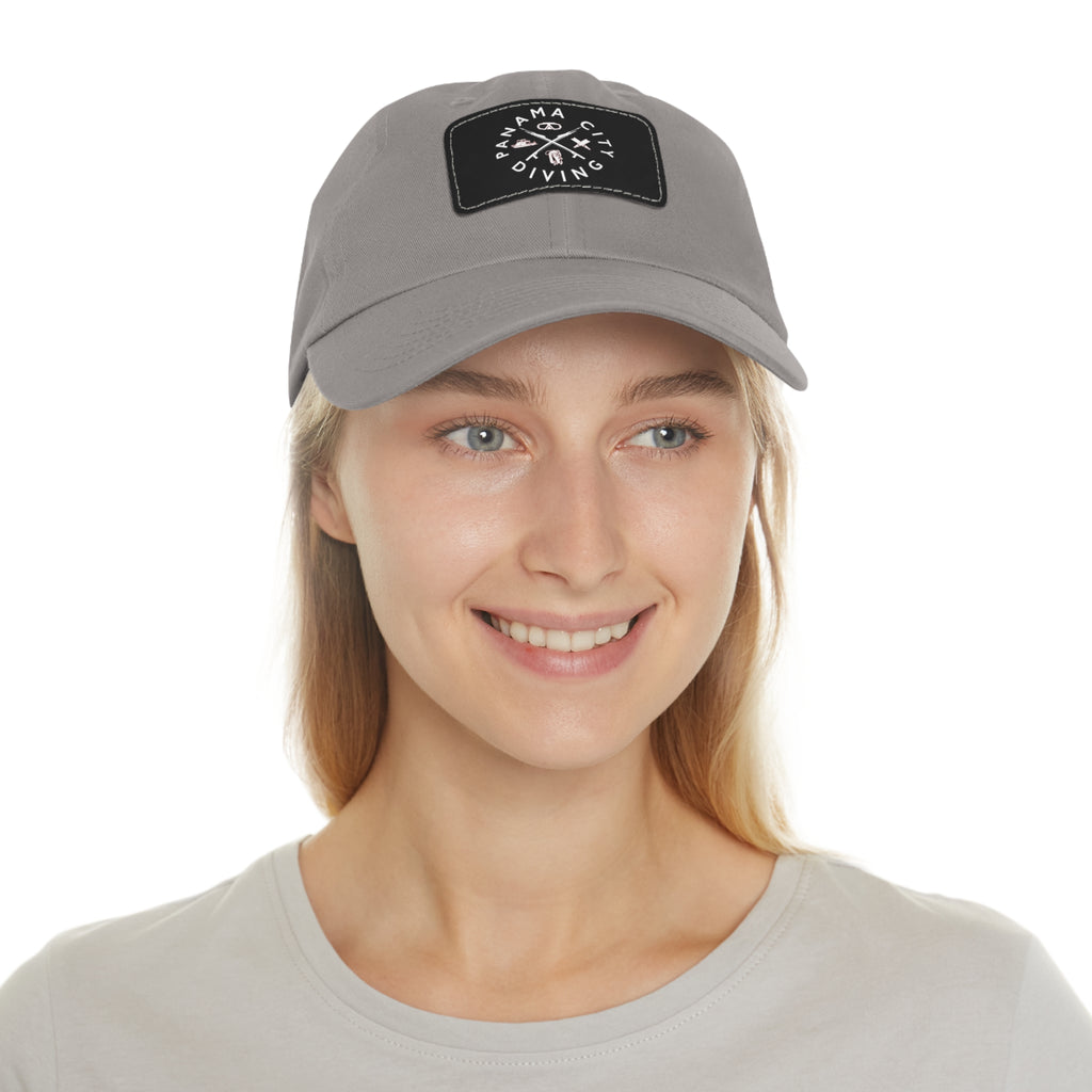 Panama City Diving Leather Patch Dad Hat
