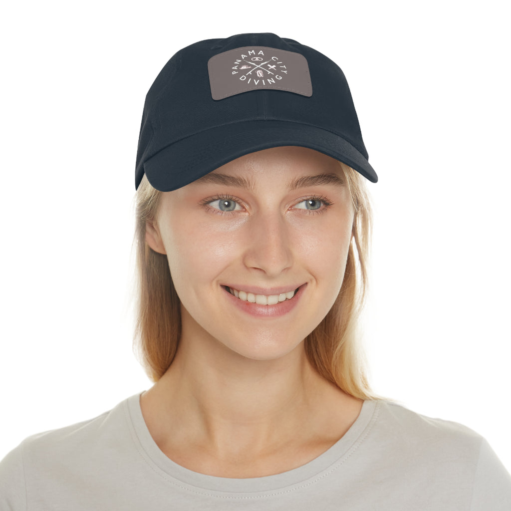 Panama City Diving Leather Patch Dad Hat