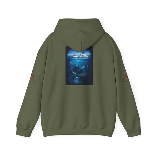 "Dive Team"  Heavy Blend™ Hooded Sweatshirt