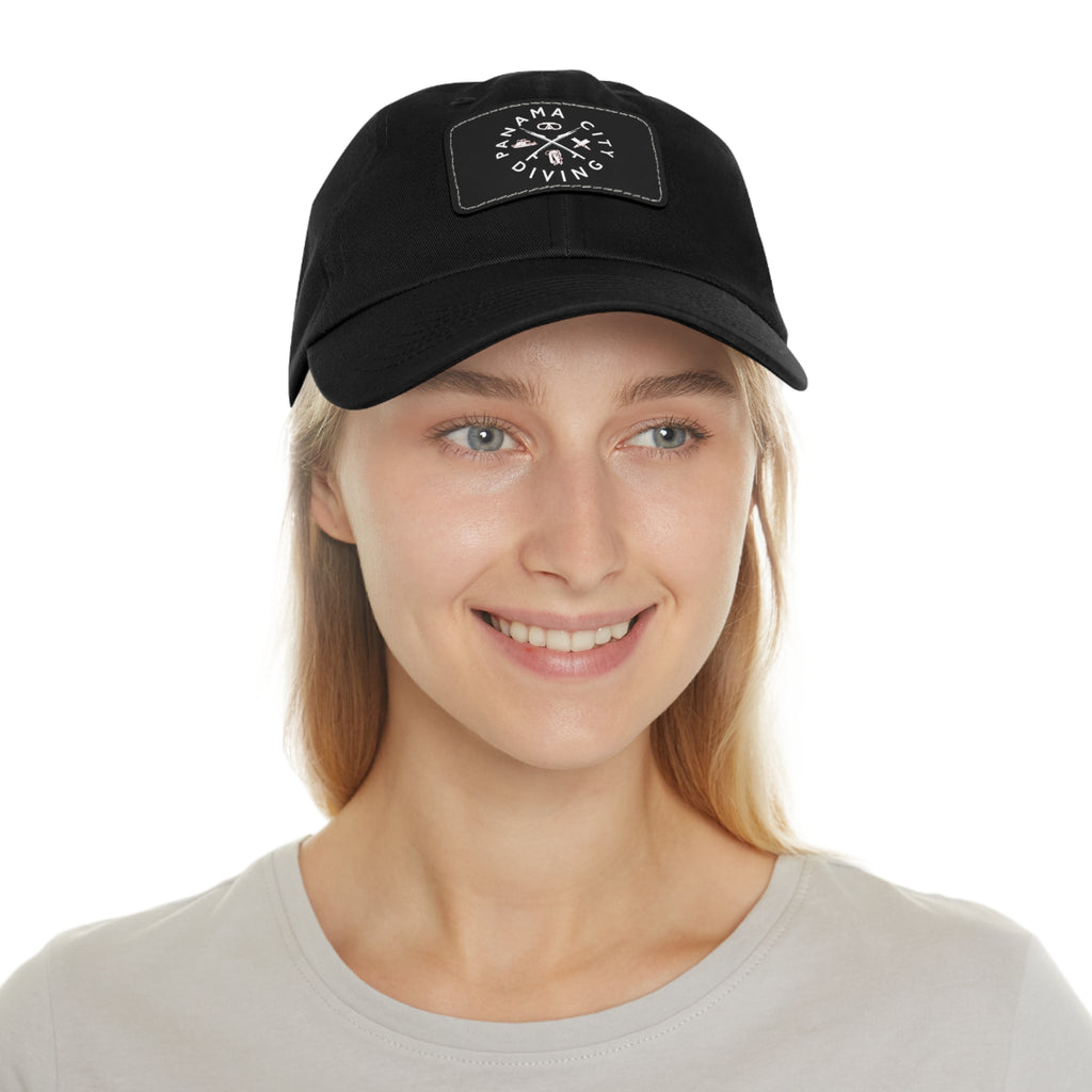 Panama City Diving Leather Patch Dad Hat