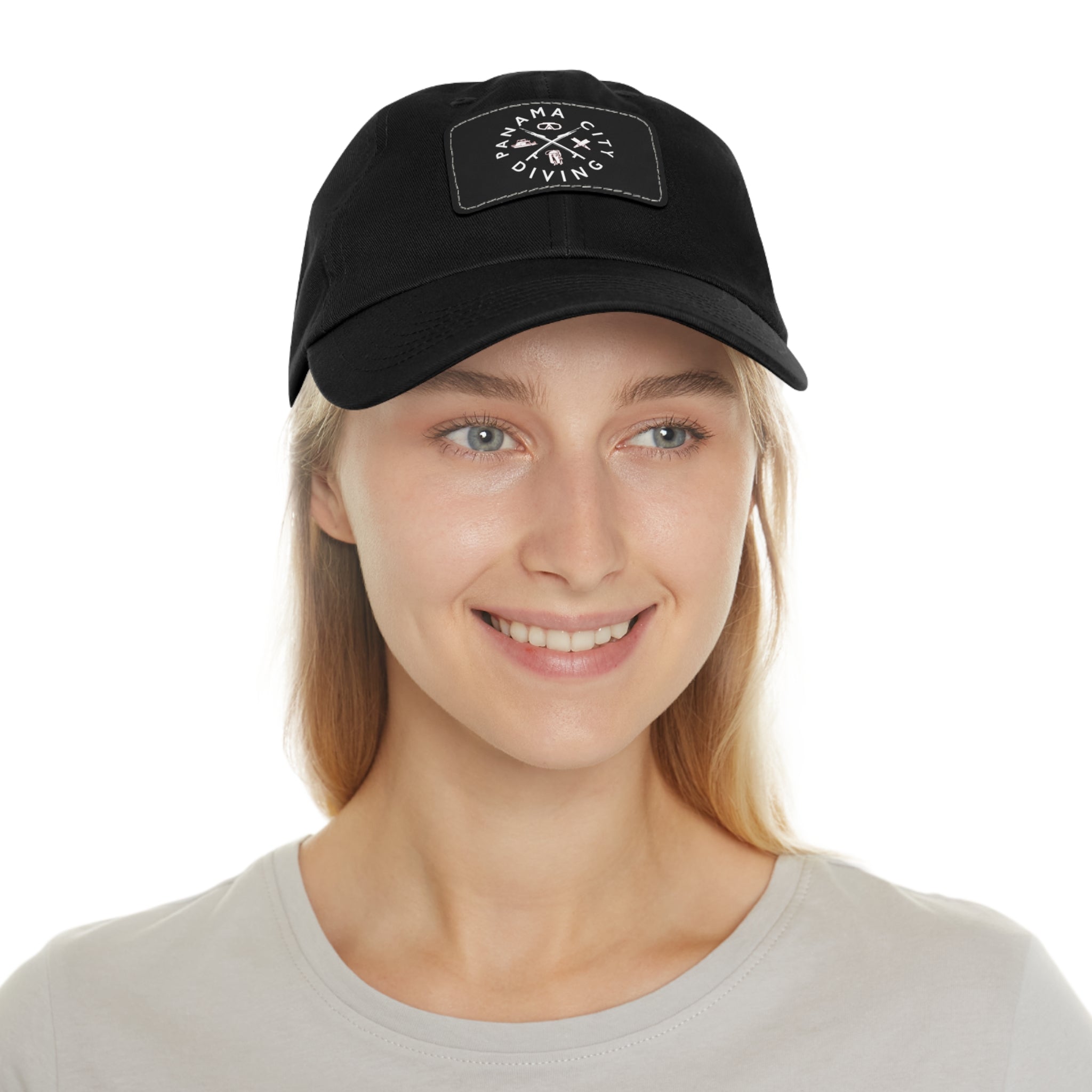 Panama City Diving Leather Patch Dad Hat