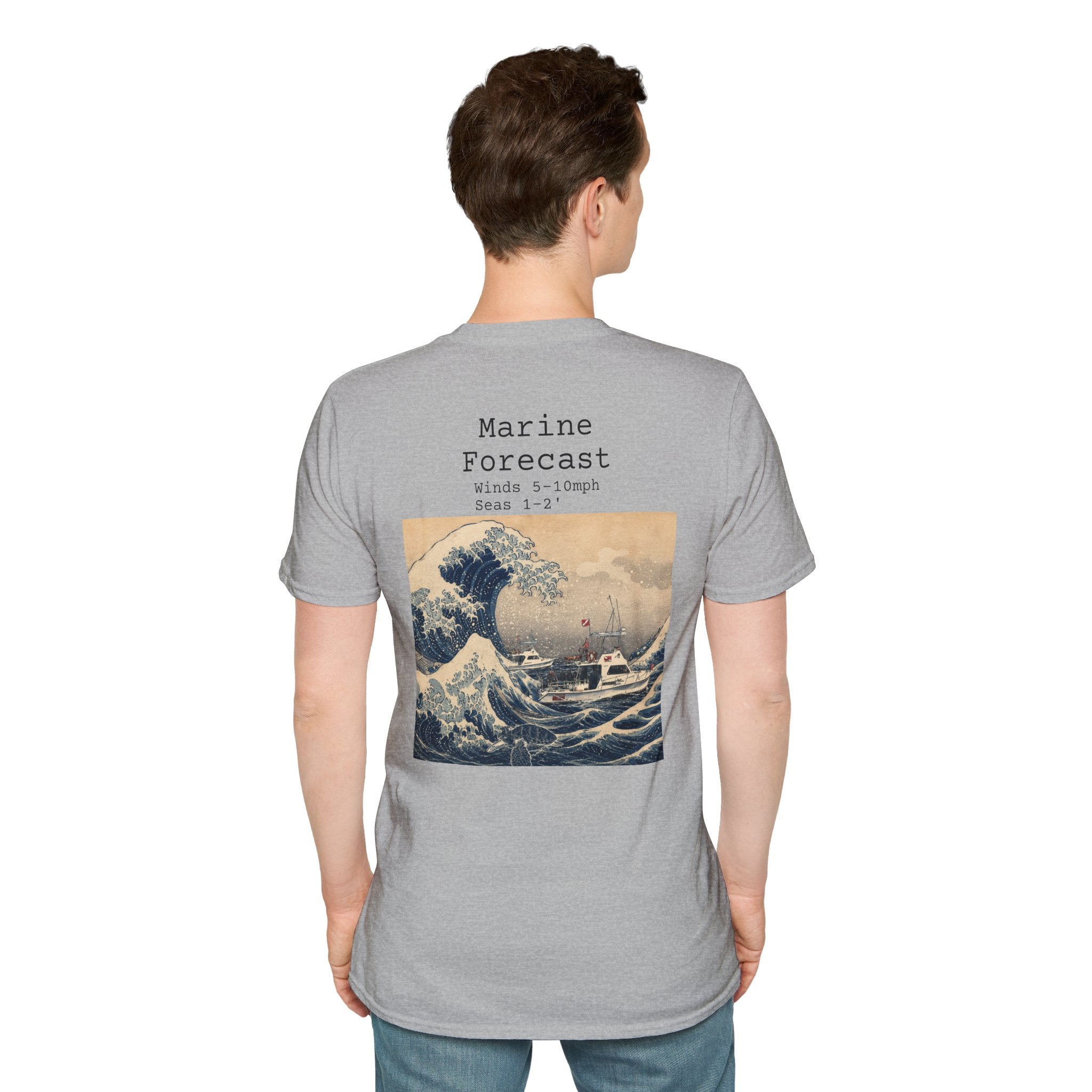 Marine Forecast T-Shirt — The Great Wave Graphic Tee