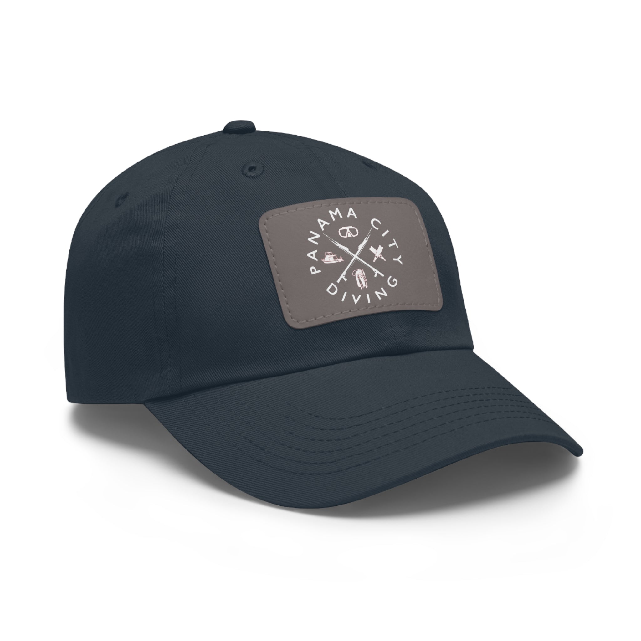 Panama City Diving Leather Patch Dad Hat