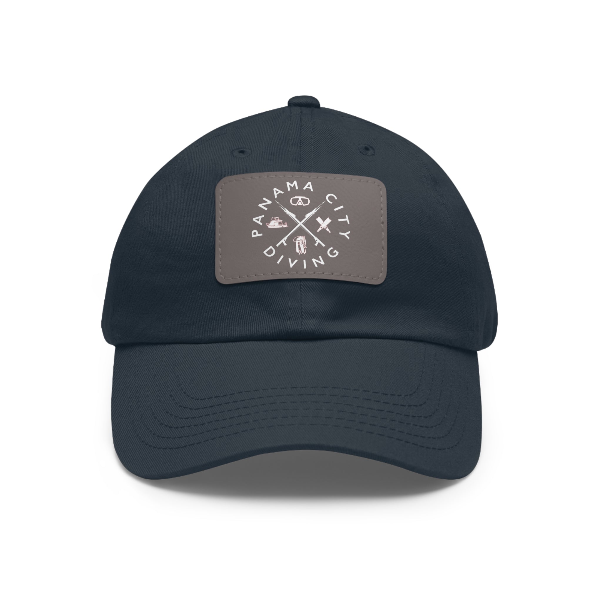 Panama City Diving Leather Patch Dad Hat