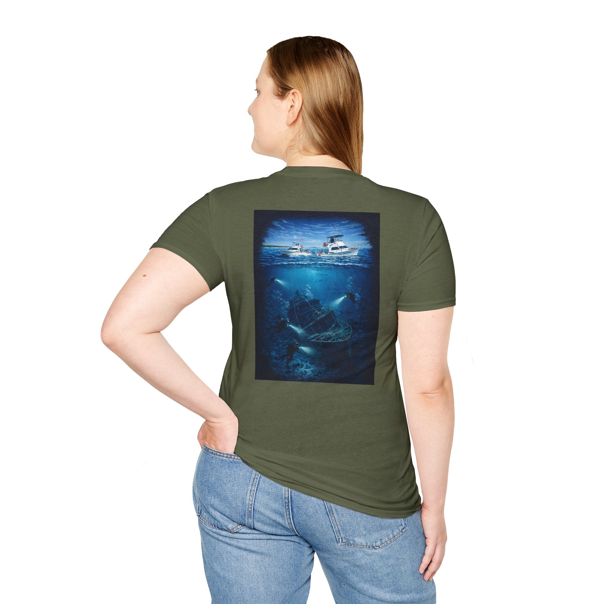 Panama City Diving "Wreck Divers"  Dive Team Softstyle T-Shirt