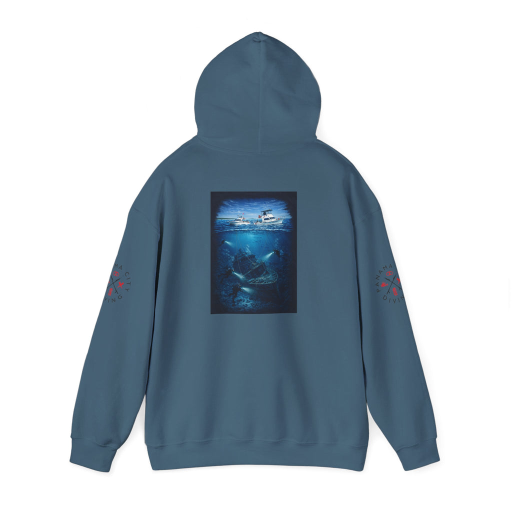 "Dive Team"  Heavy Blend™ Hooded Sweatshirt